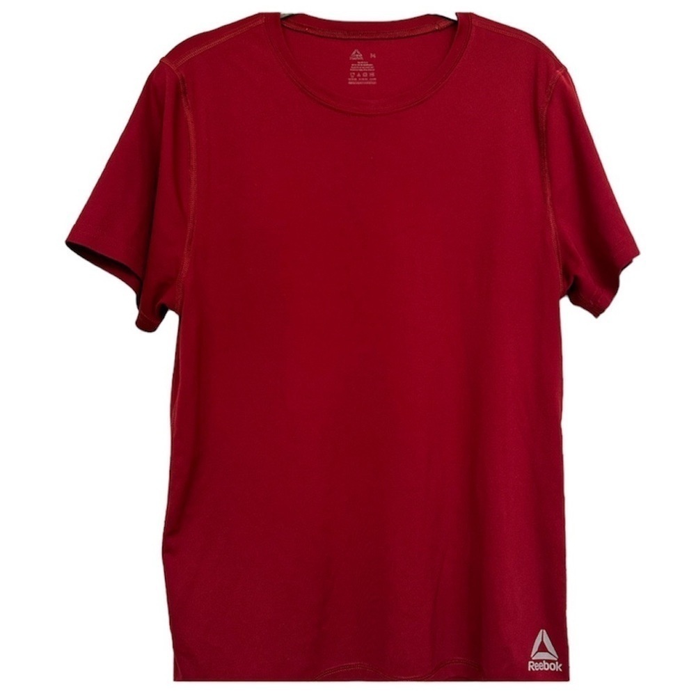 Reebok Men's Red Short Sleeve Athletic T-Shirt Size Medium